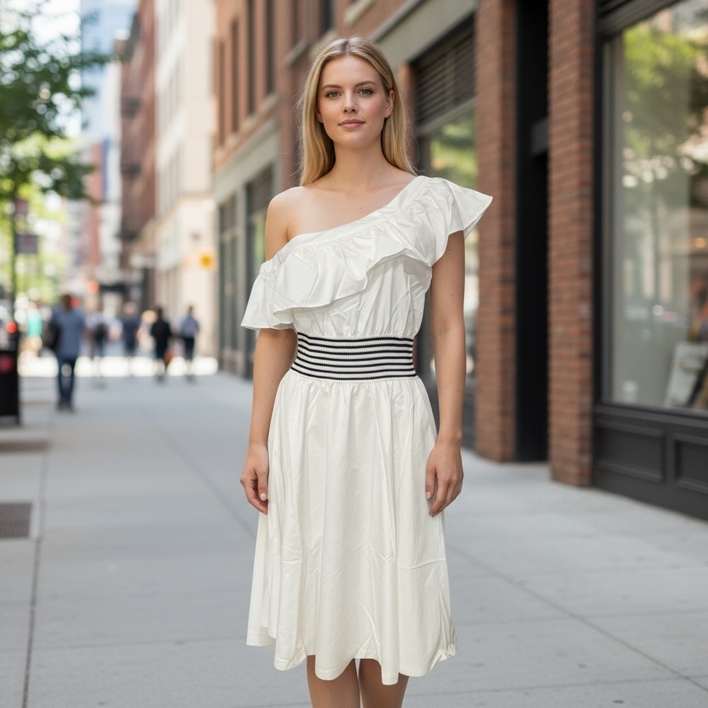 White Off Shoulder Maxi Dress
New